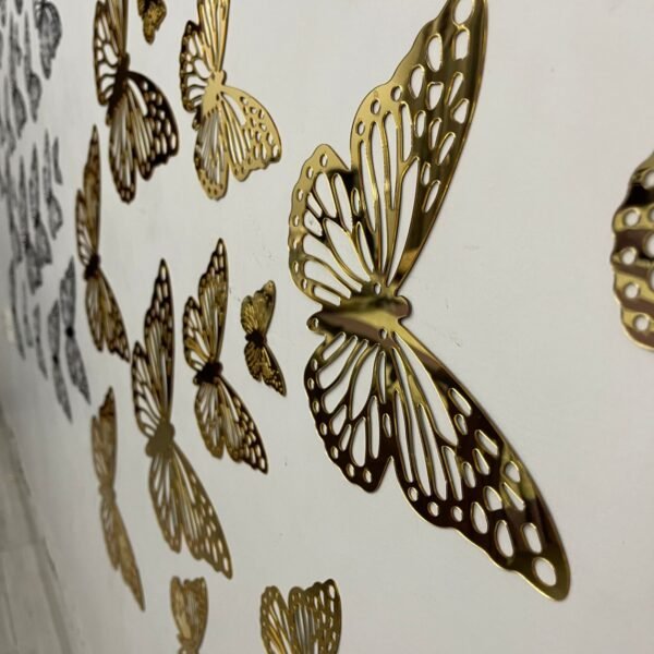 New 2024 Style Acrylic Mirror butterflies set for Wall Decor  (6)6 total reviews